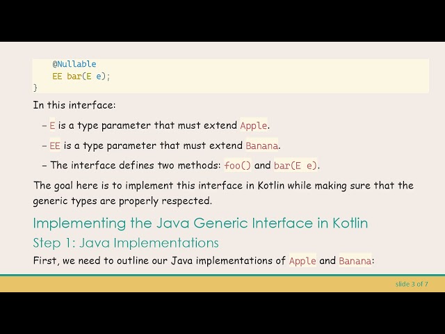Extending a Java Generic Interface in Kotlin