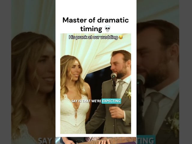 This Wedding Surprise Had Everyone Laughing! #shorts
