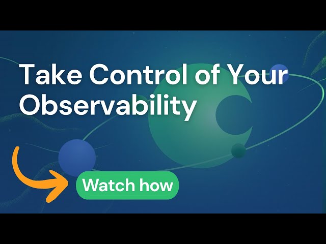 Take Control of Your Observability: Chronosphere Observability Platform Explained