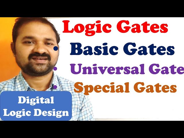 Logic Gates - AND,OR,NOT,NAND,NOR, XOR,XNOR | Truth Table | Digital logic design|Digital Electronics