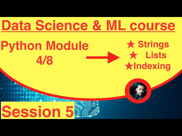 Python for beginners: python strings & python lists indexing