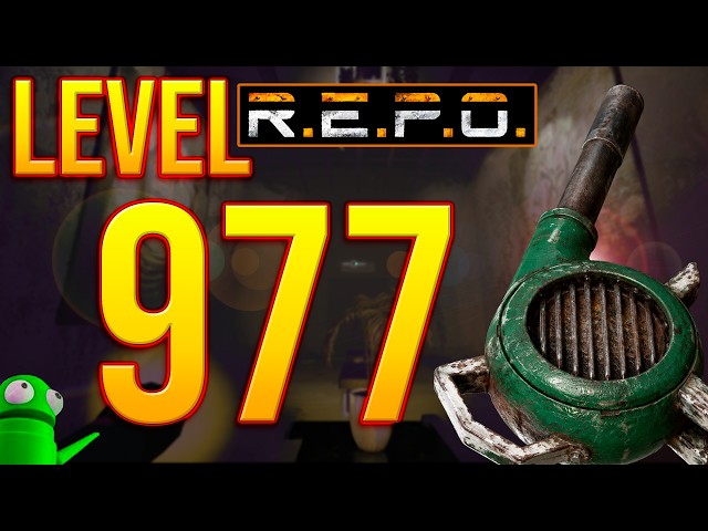 I beat R.E.P.O. Level 977 with ONLY the LEAF BLOWER