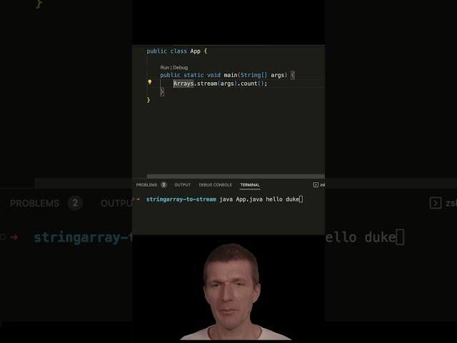String[] to Stream #java #shorts