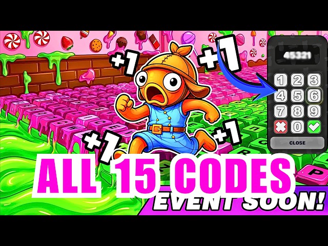 ALL CODES +1 Speed Keyboard Escape FORTNITE SMUTI MAP PART 2