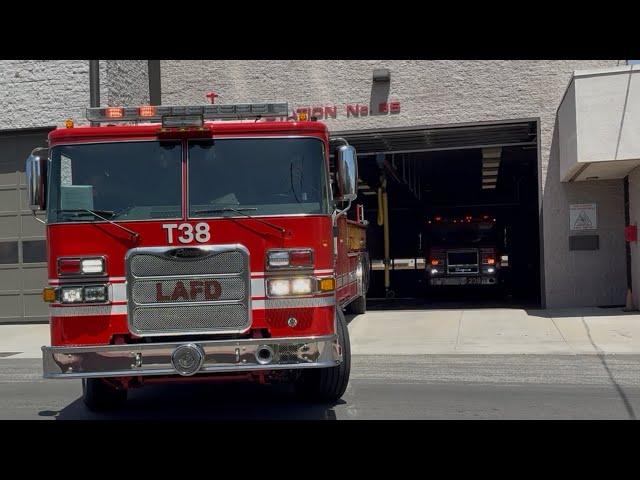 LAFD Light Force 38 Responding 