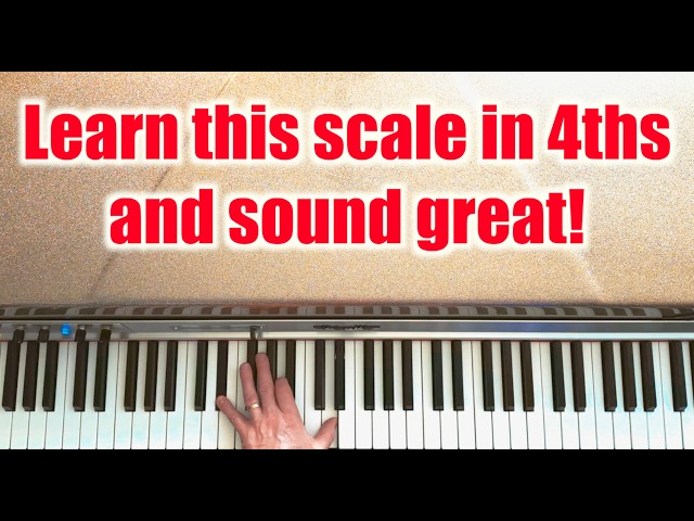 Tutorial: Play this piano scale as chords and sound great!