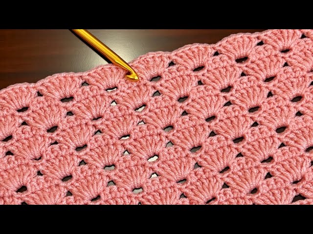 Beautiful Crochet Stitch for baby blanket …Step by step crochet tutorial, FREE crochet pattern