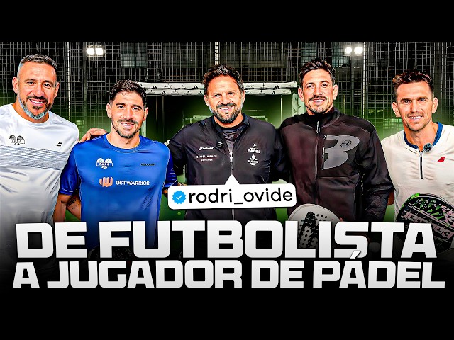 SOCCER PLAYERS LEARN TO PLAY PADEL LIKE PROFESSIONALS | My first vlog!!