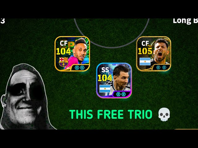 3 BEST FREE Players Together! 🤯 Aubameyang + Agüero + Messi | eFootball 2027
