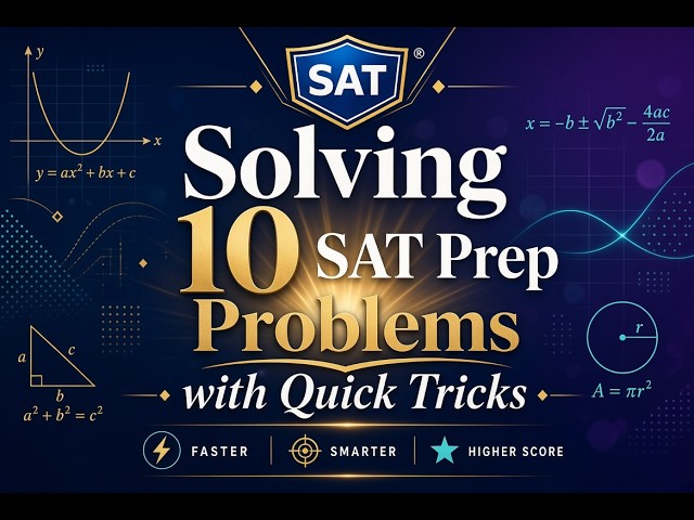 Solving 10 SAT Prep Problems with Quick Tricks