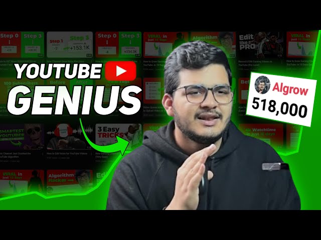 How @Algrow Cracked YouTube Algorithm ( You Can Too)