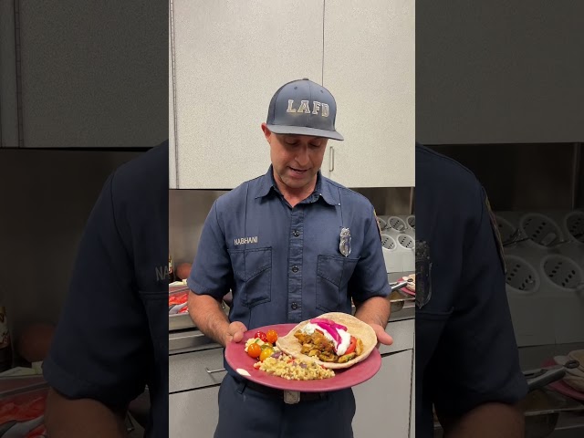 Lunch at an LAFD Fire Station! #firefighter #funny