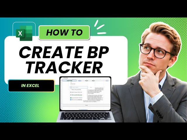 How to Create Blood Pressure Tracker in Excel (Easy Guide)