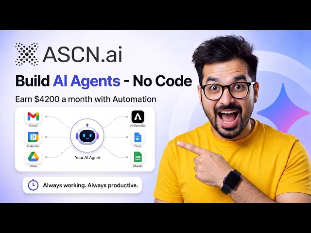 Build AI Agents No Code using ASCN AI: How I Made $4,200 in 30 Days