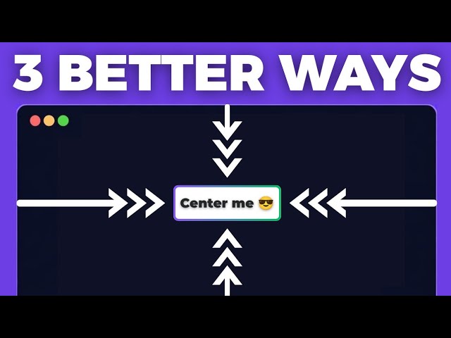 3 Modern Ways to Center a Div in CSS