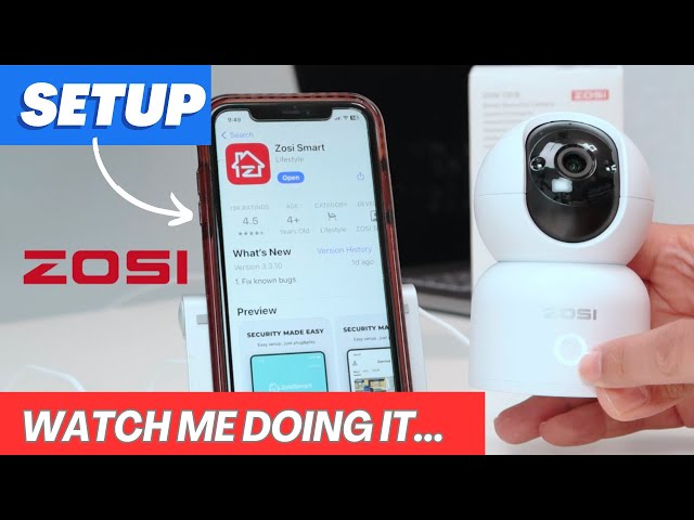 Zosi Camera Setup (C5180)