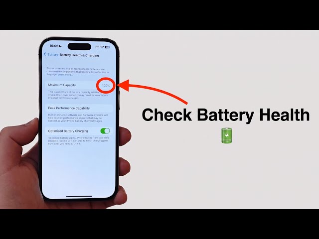 How to check battery health on iPhone | iPhone battery health check