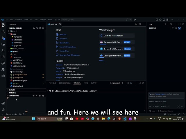 VS Code Pets Animation 🌐