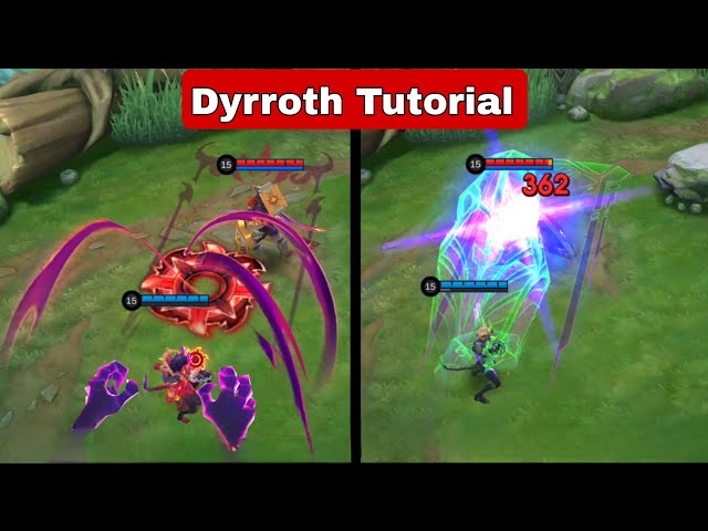 How To Use Dyrroth Mobile Legends | Tips And Guide | Dyrroth Tutorial
