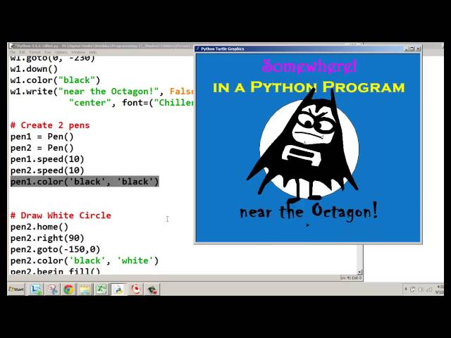 Python 3.4 Turtle Graphics Afterward
