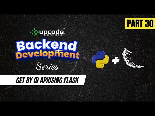 part 30 - How to Fetch Data by ID in Flask