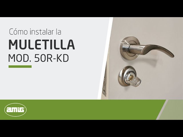 Cómo instalar la Muletilla mod. 50 R-KD | AMIG