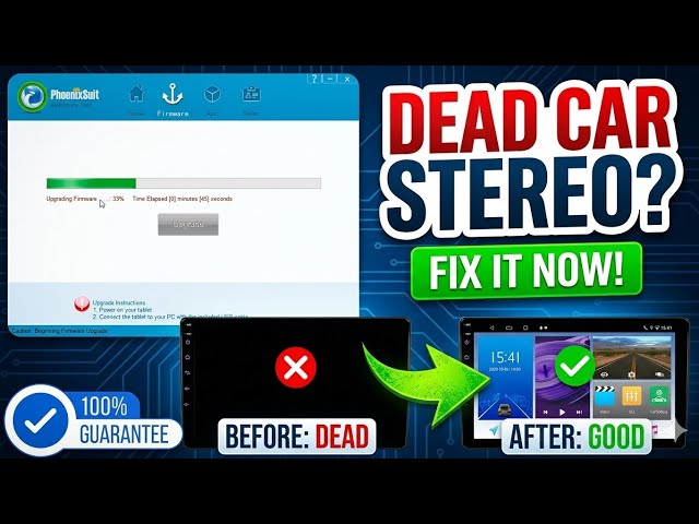 🚗🔧 How to Unbrick & Flash Firmware on T5 Android Car Stereo (PhoenixSuit Guide)