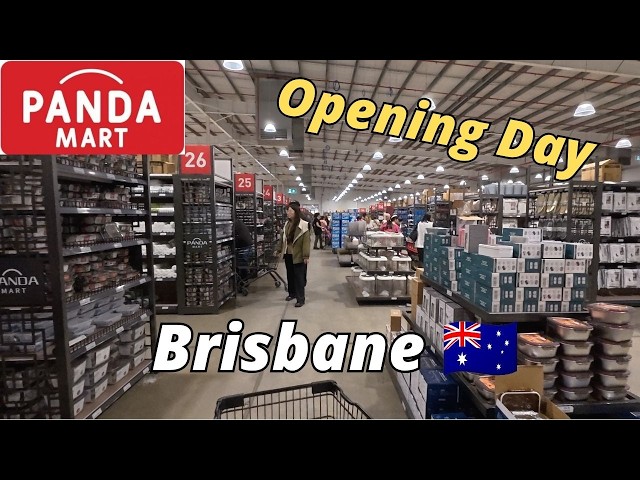 Shopping at Panda Mart Brisbane Australia 🇦🇺 Grand Opening | Mega Discount Warehouse ⭐