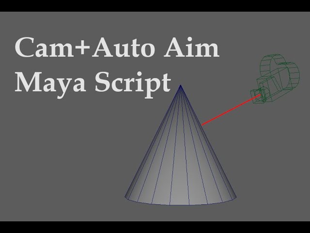 Creating a Camera with Aim Focused on Object - Maya Python Script (See Comments)