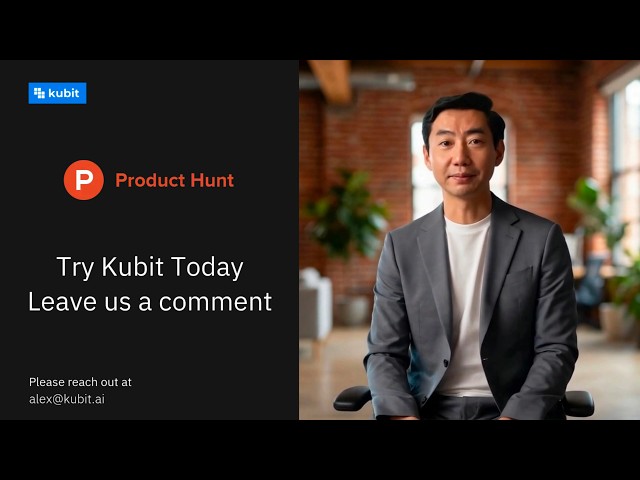Kubit Agent Analytics - Product Hunt Launch