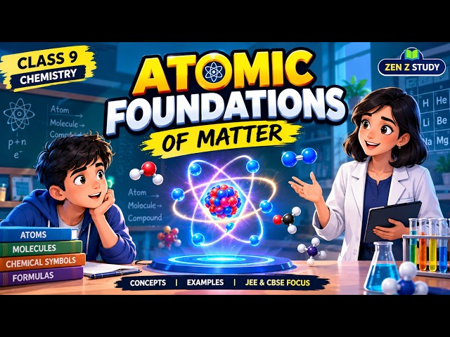 Atoms & Molecules Explained | Atomic Foundations of Matter | Class 9 Chemistry | CBSE NCERT