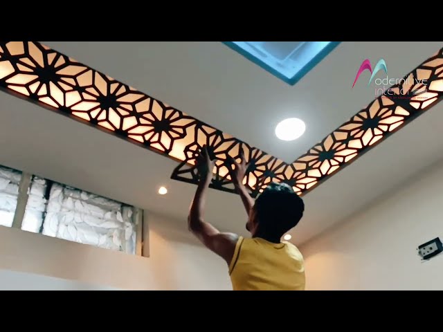 Easy and Quick MDF Jaali Installation  #interior #design #ideas