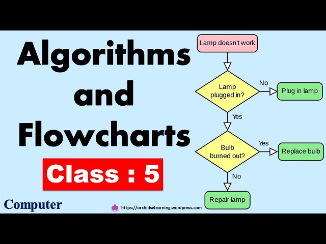 Algorithms And Flowcharts || Class - 5 Computer || CBSE / CAIE || ICT Education ||