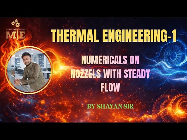 THERMAL ENGINEERING-1 2025 | Diploma 3rd sem | Mechanical Engineering | PYQ SOLUTIONS |NOZZLE |