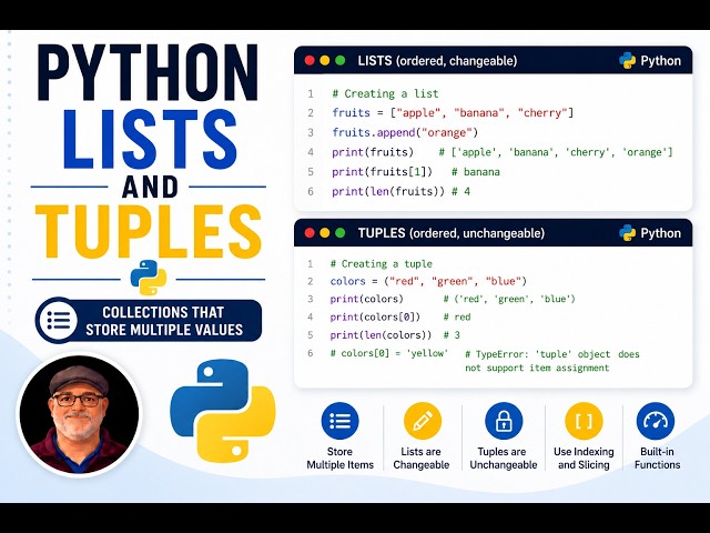 Beginning Python (Episode 6 - Solutions): Lists and Tuples