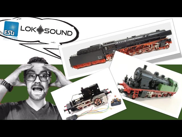 What is the point of high-efficiency propulsion? ESU Loksound 5 aging a model Märklin H0 AC Digital