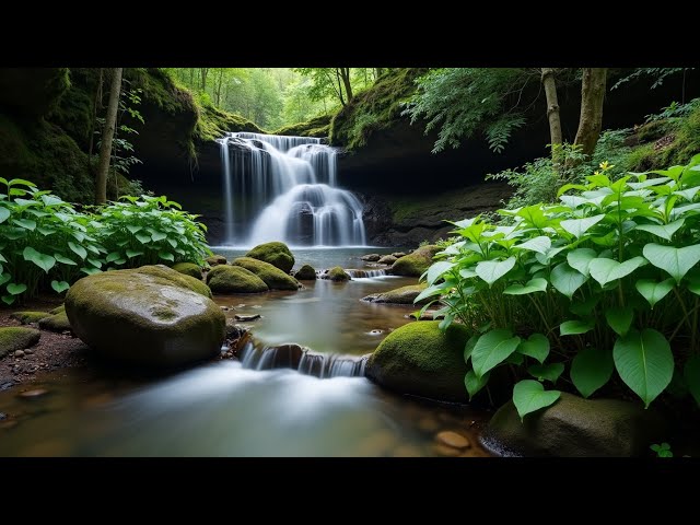 Wild River in Nature – Calming Background