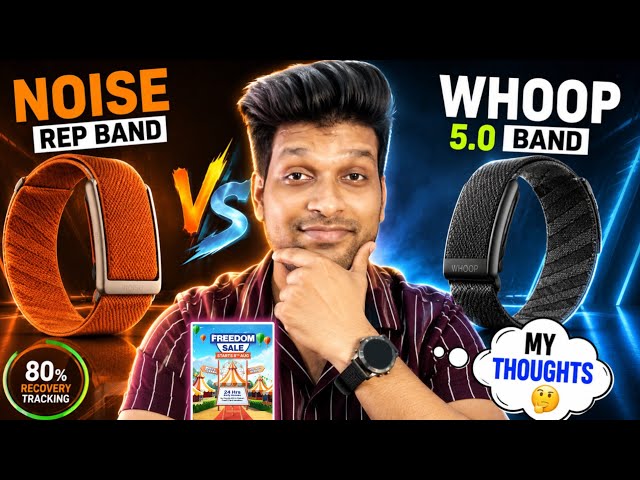 Noise Rep Fitness Band vs Whoop Fitness Band 🤯 Better One Huge price gap | Whoop vs Noise Rep