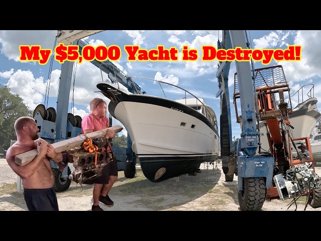 Ripping Apart My RUINED $5,000 60ft Yacht