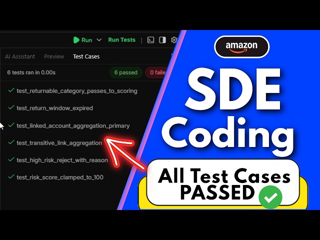 Amazon SDE Coding Assessment Questions | AI Repo Code | Product Returns Are A Critical Part Of E-com
