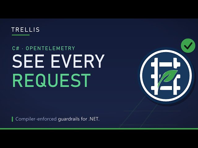 OpenTelemetry in C#: Trace Every Request End to End with Handler and Value-Object Spans (Trellis)