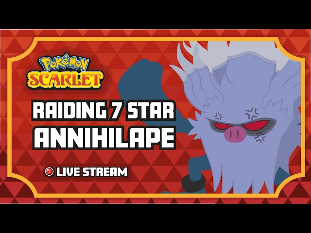 Pokémon Scarlet | Shiny Hunting  Raiding 7 Star Annihilape