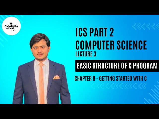 Basic Structure of C program | part 2 computer