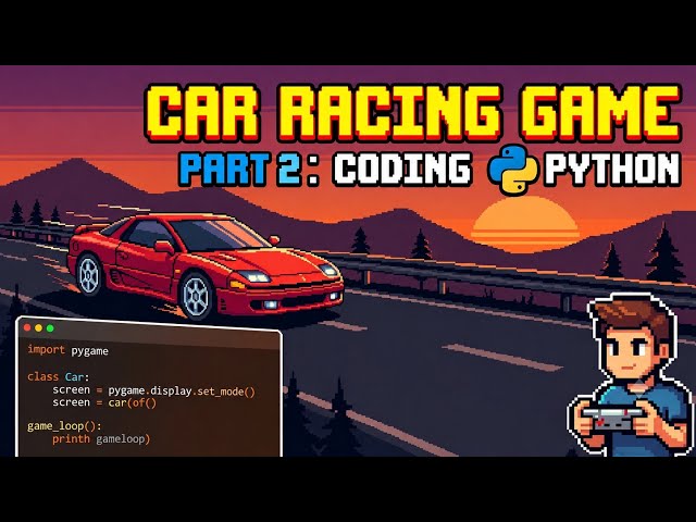 Part 2 car game in python obstacle added.