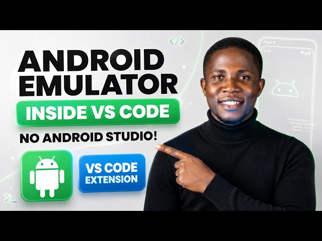 How to run Android Emulator in Vs Code 2026 UPDATED