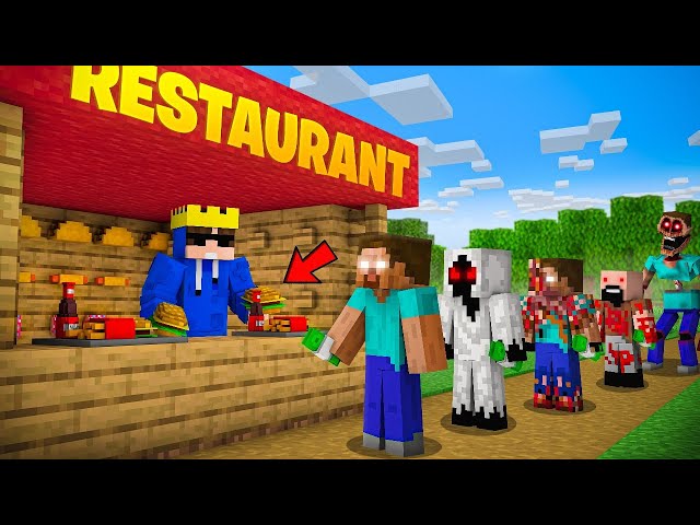 I Opened a RESTAURANT For SCARY ENTITIES  In Minecraft..