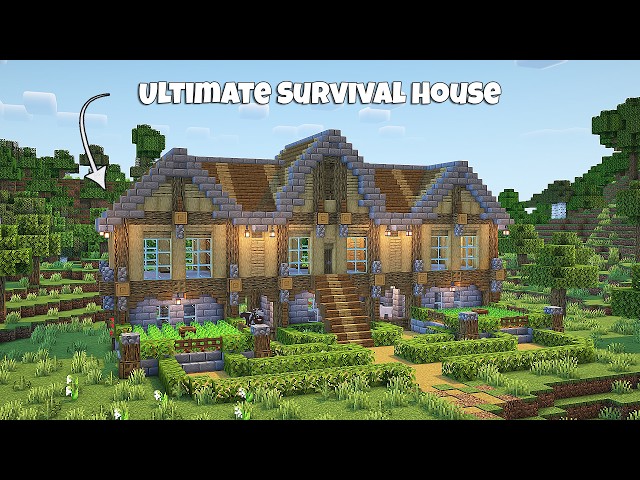 How to Build a Ultimate Survival House - Minecraft Tutorial