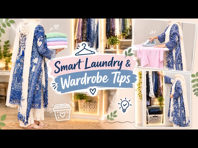 Smart laundry & Wardrobe Organizing Ideas||Closet Decluttering & Organizing hacks | Pakistani Mom uk