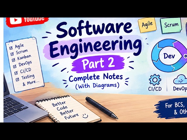 Software Engineering Notes Part 1 | Easy & Simple CS Notes | Code With Urwah
