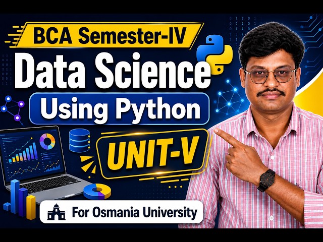 ⚡ Unit-5 Data Science Using Python | Pandas Most Important Questions #exam #degree #bca #important